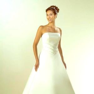 Wedding gown, size 10 ivory Victoria’s bridal